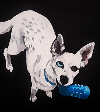 Modern Acrylic painting RStreet